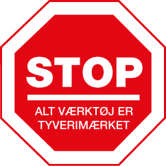 STOP etiketter 20 cm